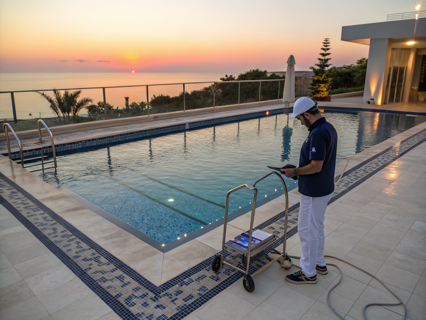 Exemple de site internet créé pour un piscinier à Nice